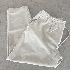 Zara drawstring Men's Light Gray Pants XL